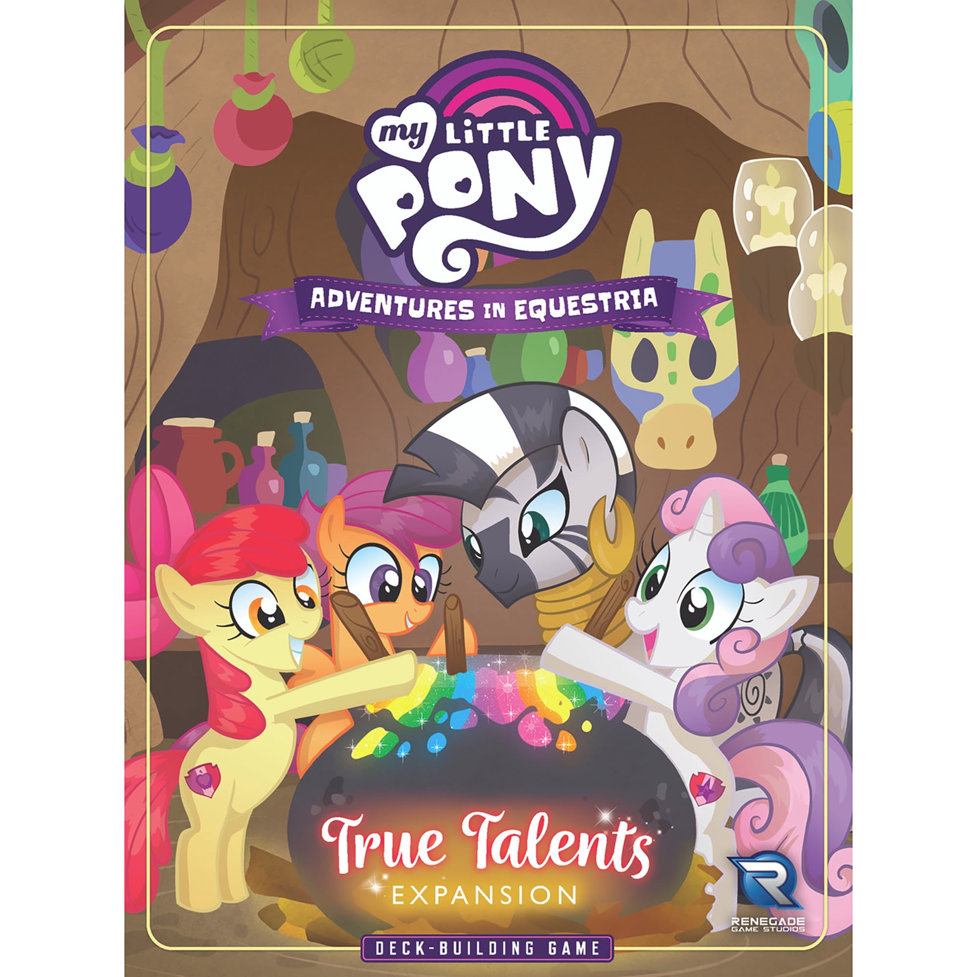 My Little Pony: Adventures In Equestria Deck-Building Game True Talents Expansion - New Characters / Cards/ Challenges & More, Renegade Game Studios, Ages 14+, 1-4 Players, 45-90 Min