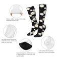 thumbnail image 6 of Balery Daisies Flowers Printed Novelty Socks Men's Women's Crew Socks Sports Socks Knee High Socks Cotton Socks Quirky and Cool Socks, 6 of 9