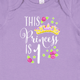 thumbnail image 4 of Inktastic This Princess is One First Birthday Girls Baby Bodysuit, 4 of 5