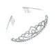 thumbnail image 3 of Flash Diamond Crown Tocado de novia Accesorios de moda Tocado Diadema de corona casada (Plata), 3 of 5