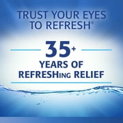 Refresh Optive Preservative-Free Artificial Tears Lubricant Eye Drops, 0.4 ml, 30 Count