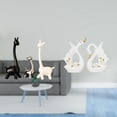 thumbnail image 2 of Figuras de jirafa y cisne de cerámica creativas modernas y elegantes, estatua de animal, centro de mesa para escritorio, oficina, estantería, dormitor, 2 of 8