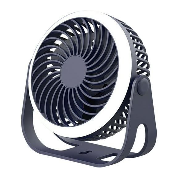 Harpi Desk Fans Small Quiet, Mini Fan Outdoor Portable Tabletop Fan with Night Light High Wind Silent Charging Small Fan Fans on Sale and Clearance