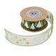 thumbnail image 3 of Cintas de tela de satén de grogrén 1 Rollo / 5 M Cinta De Satén De Grogrén De Navidad Envoltura De Regalo Decoración De Navidad Verde verde Magideal Cintas de tela de satén de grogrén, 3 of 7