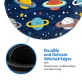 thumbnail image 5 of Disketp Planets and Stars Small Mouse Pad 7.9x7.9 Inches,Washable Round Mousepad for Office Laptop Computer,Non-Slip Rubber Base Mouse Pads for Wireless Mouse, 5 of 8