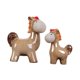 thumbnail image 2 of Juego de 2 estatuas de caballos de , colección de escritorio, manualidades, decoración de mesa versátil para dormitorios, armarios, ligero, 2 of 9