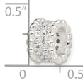 thumbnail image 4 of Sterling Silver CZ Chain Slide QP4957, 4 of 4