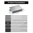 thumbnail image 2 of Commutateur Ethernet Industriel 5 Ports 8 Ports 100M Rail DIN Mural Coque en Alliage d'Aluminium TL-SF1005 TL-SF1008, Sécurité, 2 of 8