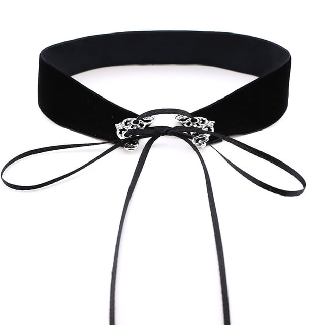 Bangcool Chocker pour Femmes Mode Réglable Ruban Noué Punk Gothique