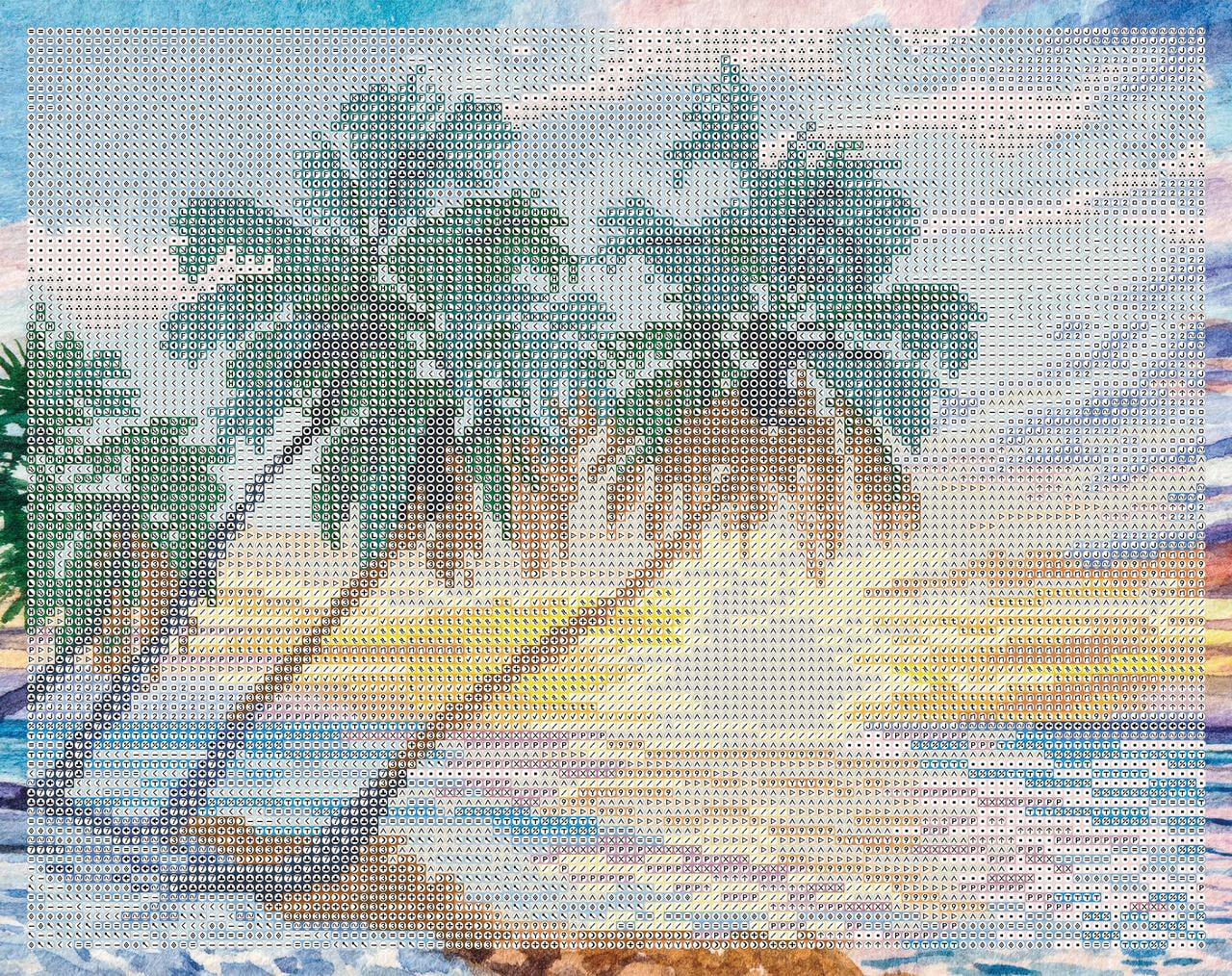 DIAMOND DOTZ® Tropical Sunset Special Edition Diamond Painting Kit