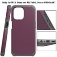 thumbnail image 3 of Bemz Slim Case for iPhone 13 Pro (Dual Layer Shockproof Protection Cover) and Keychain Touch Tool - Dark Purple, 3 of 8