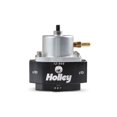 thumbnail image 3 of Holley Performance Fuel Pressure Regulator 12-846 40-70 PSI; Gasoline; Black Anodized; Aluminum; With Mounting Hardware, 3 of 5