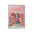 thumbnail image 2 of Happy Valentine’s Day Adorable Brittany Spaniel Puppy Holding Heart Balloon Travel Passport Wallet Brittany Dog Lover Gifts Idea PU Leather Passport Holder Cover - 00030, 2 of 5