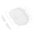 thumbnail image 1 of White Fake Beard, Santa Beard Set Simple To Use Soft Non- Easy For You To Adjust  For Halloween For Christmas For Birthday Party For Costume Party, 1 of 8