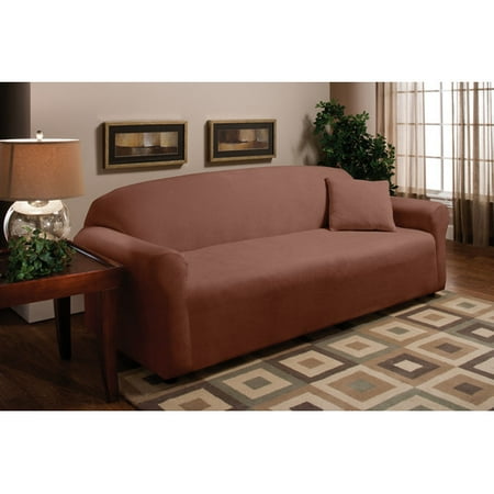 Madison Home Stretch Microfleece Box Cushion Sofa Slipcover