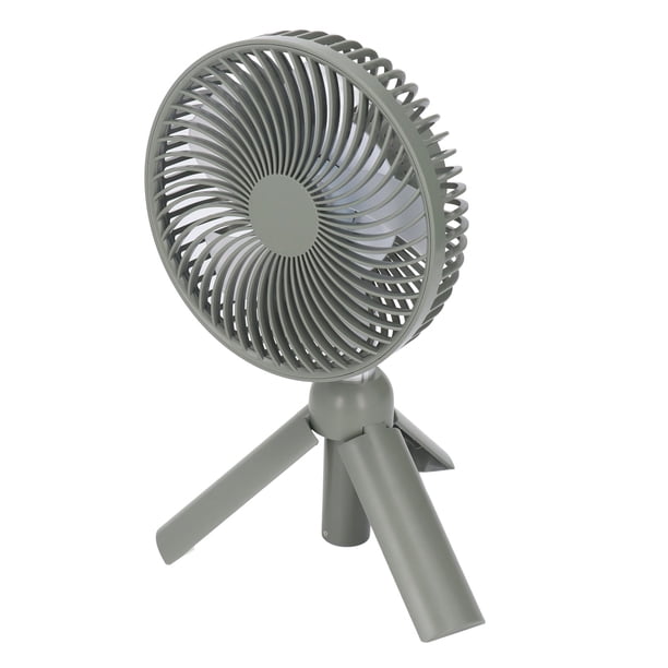 Ventilador Portátil De Mano, Suministro De Viento Súper Ancho, Soporte Retráctil, Cabezal De Agitación Automática, Ventilador De Escritorio Plegable Con Batería Recargable