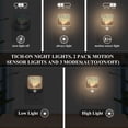 thumbnail image 4 of WOBOGO Aurora Night Light Lamp with Smart Sensor Dusk to Dawn Sensor 0.6W Plug-in 2-Pack, 4 of 7