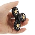 thumbnail image 4 of Spinner de moda para la yema del dedo, bolas de acero con cojinete para aliviar el estrés, juguete EDC para manos, color negro, 1 ud., 4 of 8