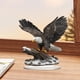 thumbnail image 1 of Acrílico Eagle Ornament 2D Flat Sign Flat Diy Unication atractivo fácil de instalación con base para el estante de visualización, 1 of 8