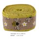 thumbnail image 2 of 1 rollo de cinta con bordes envueltos, cinta para envolver regalos con diseño de abeja., 2 of 6