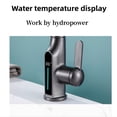 thumbnail image 5 of Temperature Digital Display Waterfall Basin Faucet Lift Up Down Stream Sprayer Hot Cold Water Sink Mixer Wash Tap-C, 5 of 5