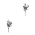 thumbnail image 4 of Billuyoard 2 pack/lote para limpiar flores artificiales elegantes decoración del hogar flores artificiales de bajo mantenimiento negro blanco blanco negro 2piezas, 4 of 6