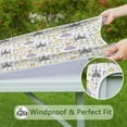 thumbnail image 6 of Princess Unicorn Pattern Square Fitted Tablecloth with Elastic Edge,Square Table Cover,Washable Elastic Table Cover for Home Kitchen Party Decor 34"x34", 6 of 6