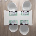 thumbnail image 4 of Ambesonne Kiss Place Mats Set of 4, Hand Drawn Couple Kissing, Standard Size, Seafoam Pink Black, 4 of 4