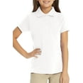 thumbnail image 4 of Real School Uniforms Big Kid Short Sleeve Fem-Fit Polo 68002, 4 of 6