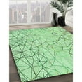 thumbnail image 3 of Ahgly Company Machine Washable Indoor Rectangle Transitional Mint Green Area Rugs, 8' x 12', 3 of 7