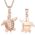 thumbnail image 3 of Sea Turtle Urn Necklace for Ashes Cremation Necklace for Human / Pet Memorial Urns Pendant Jewellery with Funnel Filler Keepsake Memory Jewelry, 3 of 8