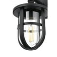 thumbnail image 6 of Elegant Lighting Hugo 6 Inch Outdoor Wall Sconce In Black, 6 of 8