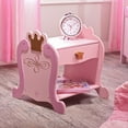 thumbnail image 3 of KidKraft Princess Wooden Side Table with Drawer, Pink, 3 of 3