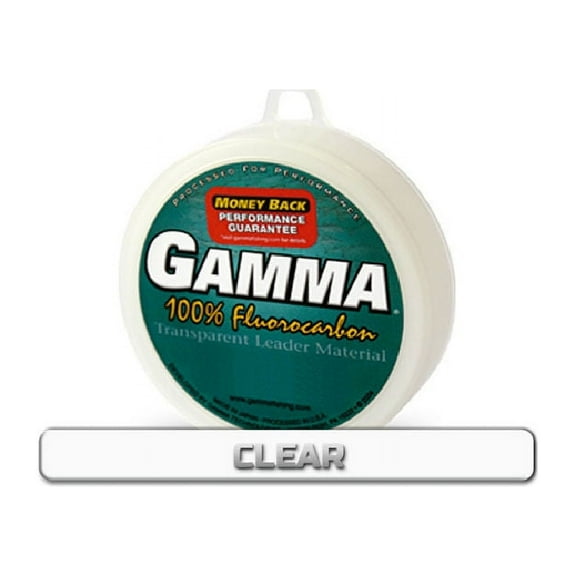 Gamma Fluorocarbon Leader, 80lb, 27yds