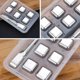 thumbnail image 5 of Juego de piedras para whisky de acero inoxidable de 8 • Cubitos de hielo reutilizables para bebidas • 304 Grado alimentario • Refrigeración sin dilución • Cubos fríos de 26mm con pinzas y caja, 5 of 6
