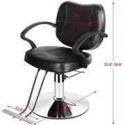 Artist Hand Hydraulic Black Salon Barber Chair Hair Stylist Beauty