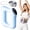 Blue, variant on Fascia Ring for Belly Fat, 360° Full Body Vibration Massager, 3 Modes 5 Levels, Wearable Muscle Relief Ring for Waist Abdomen Legs