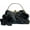 Black, variant on KALAKALA Floral Satin Evening Bag for Women Elegant Clutch Purses Crossbody Shoulder Bag for Wedding, Prom, Party Detachable Chain