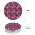 thumbnail image 1 of FMSHPON Happy Halloween Set of 6 Round Coaster for Drinks, Absorbent Ceramic Stone Coasters Cup Mat with Cork Base for Home Kitchen Room Coffee Table Bar Decor, 1 of 6