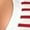 White&Red Stripes, variant on Women'S Lapel Collar Striped Short Sleeve Slim Bodycon Midi Dress Blue XL