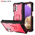 thumbnail image 1 of SaniMore for Samsung Galaxy A32 5G 6.5" 2021 Case with Hidden Bracket Rugged Heavy Duty Protective [Hard PC Back + Silicone Bumper] Shokcproof Anti-drop Tri-layer Htbird Shell, Black/Rose, 1 of 7