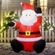 thumbnail image 1 of Papá Noel inflable navideño de 1,2 m con luz LED para exteriores COMIN, 1 of 6