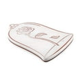 thumbnail image 3 of TOSCANA Disney Beauty and the Beast - Marble Serving Stone, White Marble with Rose Gold Accents, 3 of 4
