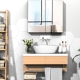 thumbnail image 2 of 4.75in Width, Steel Construction - Double - Door Storage Design - Bathroom Wall - Save Floor Space, 2 of 3