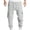Gray, variant on WREESH Men's Drawstring Sweatpants Fashion Solid Casual Elastic Waist with Pocket Trousers Sport Pants Black