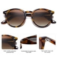 thumbnail image 2 of Gafas de sol SOJOS Retro Round Polarized SJ2069 para mujer/hombre, 2 of 5