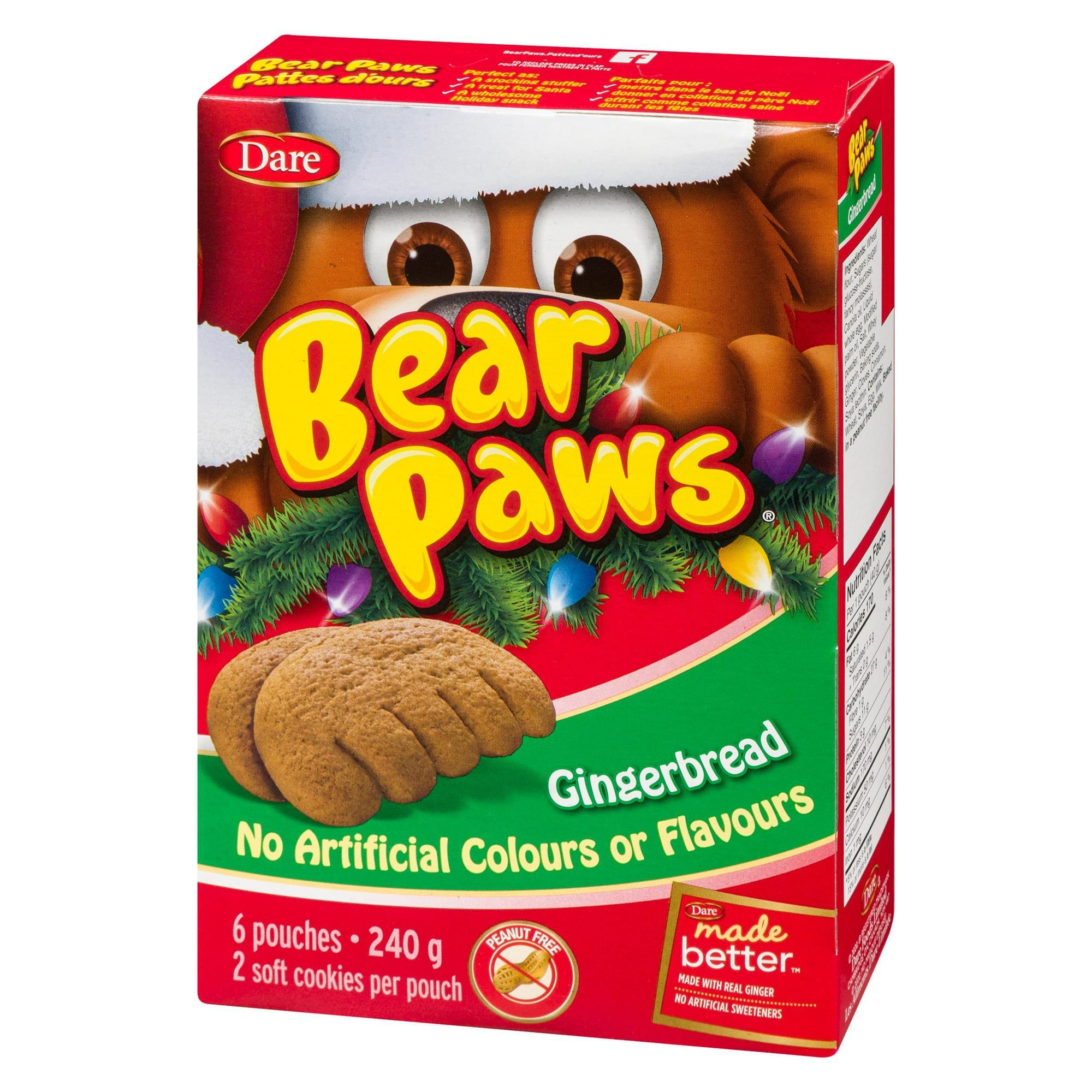 Bear Paws Gingerbread Cookies, 240 g