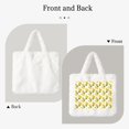 thumbnail image 2 of Yiaed Corn On The Cob Print Fluffy Shoulder Bag Plush Bags Women Ladies Tote Bag Fluffy White Furry Purse Handbag for Autumn and Winter, 2 of 7