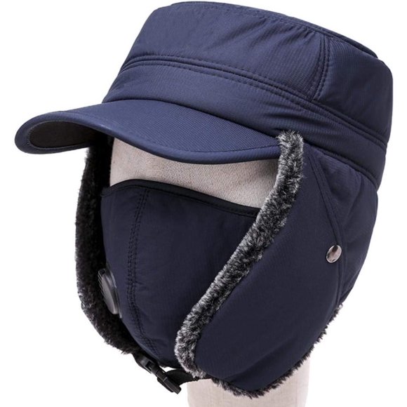 Trapper Hat For Men And Women, Warm Winter Hat With Ear Flaps, Trapper Hat, Bomber Hat, Pilot Hat, Winter Hat With Ear Flaps