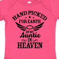 thumbnail image 4 of Inktastic Handpicked for Earth by My Auntie in Heaven with Angel Wings Boys or Girls Baby Bodysuit, 4 of 5